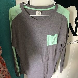 VS PINK LONG SLEEVE SHIRT